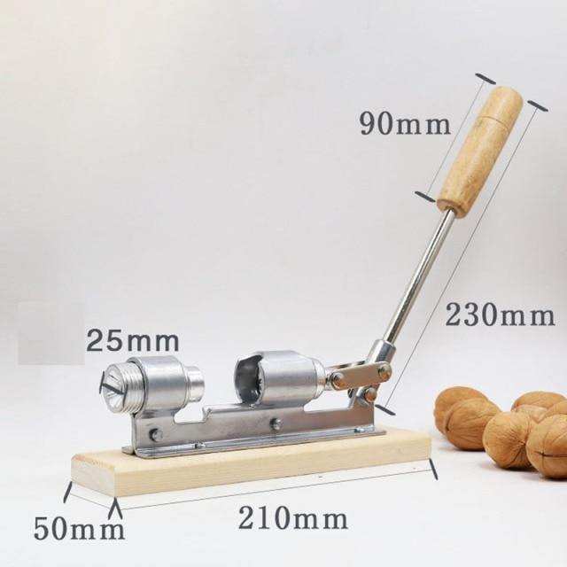 Nutcracker Adjustable Threaded Cone Wooden Base With Picks & Cleaning Brush