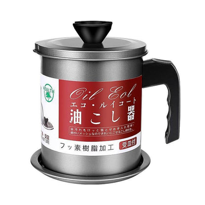 Oil Filter Pot Stainless Steel Particle Filter 1.4L