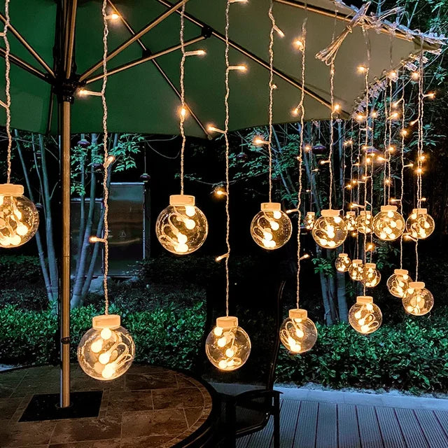 Outdoor Fairy Light Garland Waterproof LED Energy-Efficient