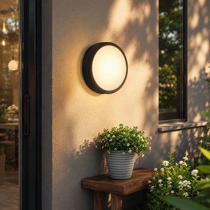 Outdoor Wall Light Warm White Integrated LED IP65 Waterproof