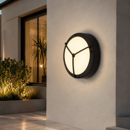 Outdoor Wall Light Warm White Integrated LED IP65 Waterproof