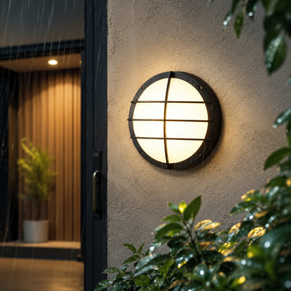 Outdoor Wall Light Warm White Integrated LED IP65 Waterproof