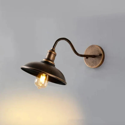 Outdoor Wall Sconce Gooseneck Downlight Aluminum Body