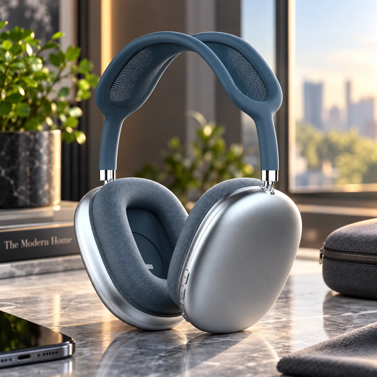 Over-Ear Headphones Noise-Reducing Bluetooth 5.0 20-Hour Battery