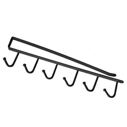 Over-Shelf Storage Rack Steel Clip-On 44 lb Capacity