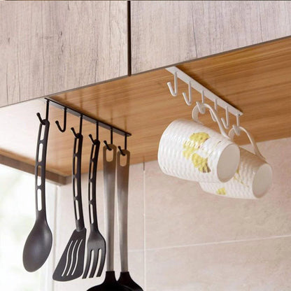 Over-Shelf Storage Rack Steel Clip-On Space-Saving