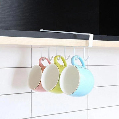 Over-Shelf Storage Rack Steel Clip-On Space-Saving
