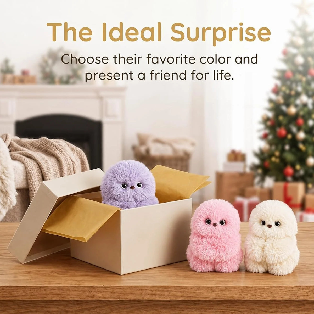 Owl Plush Keychain Voice-Repeating Music & Head-Turning