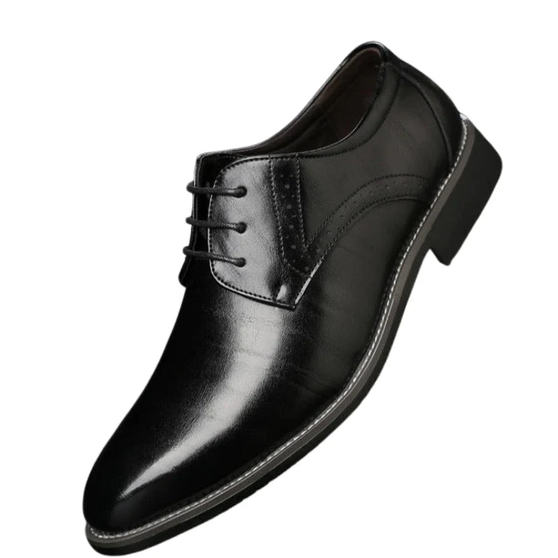 Oxford Dress Shoes Leather Lightweight Sole Comfortable Fit
