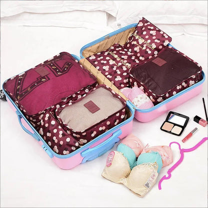 Packing Cube Set Water-Repellent Tear-Resistant Set of 6