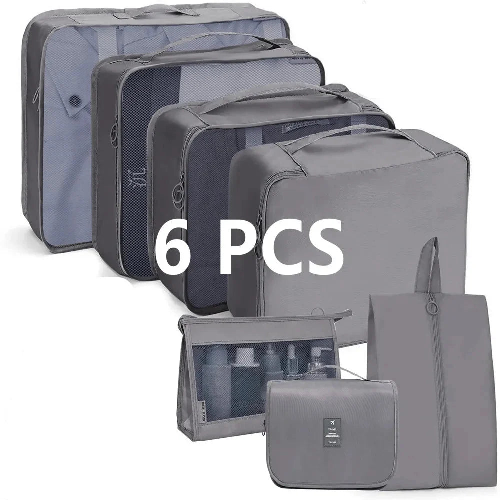 Packing Cube Set Water-Repellent Tear-Resistant Set of 6