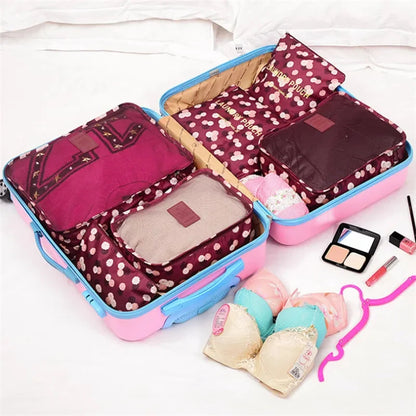 Packing Cube Set Water-Repellent Tear-Resistant Set of 6