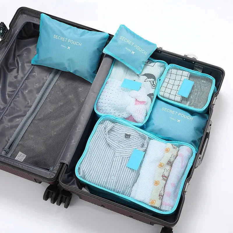Packing Cube Set Water-Repellent Tear-Resistant Set of 6