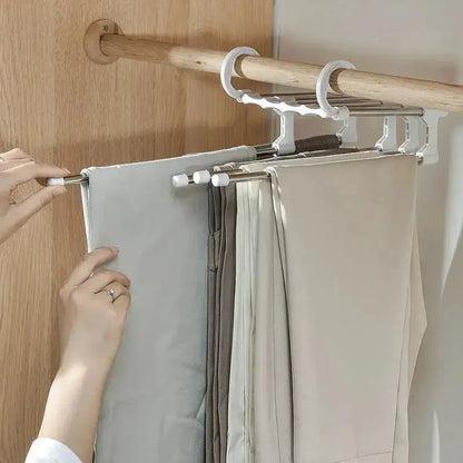Pants Hanger Adjustable Anti-Slip Set of 2