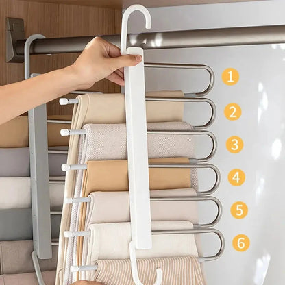 Pants Hanger Adjustable Anti-Slip Set of 2