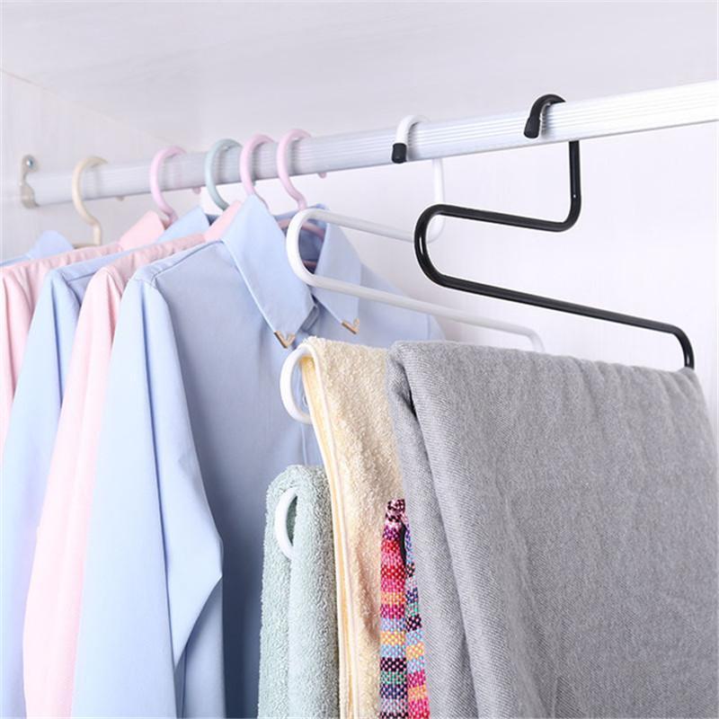 Pants Rack Collapsible 5-Tier Stainless Steel