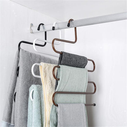 Pants Rack Collapsible 5-Tier Stainless Steel