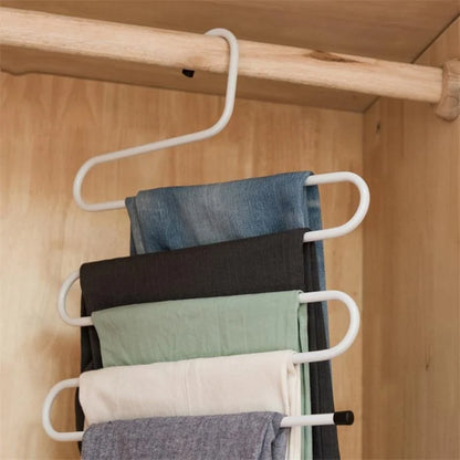 Pants Rack Collapsible 5-Tier Stainless Steel