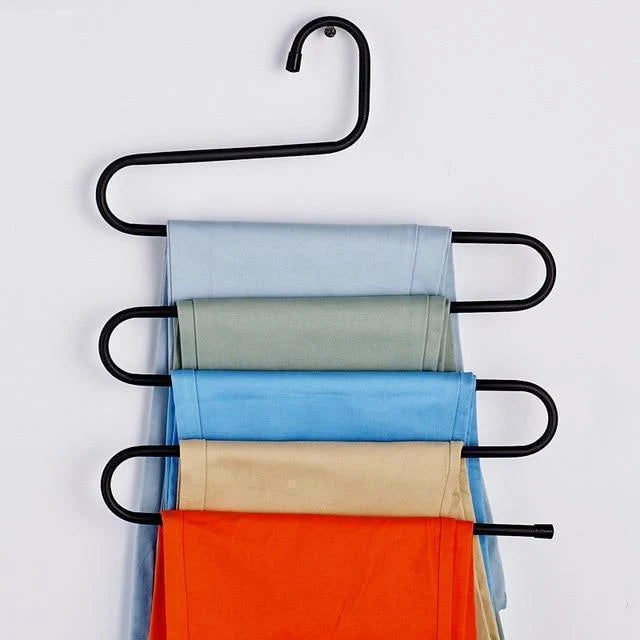 Pants Rack Collapsible 5-Tier Stainless Steel