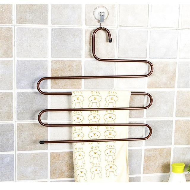Pants Rack Stainless Steel Collapsible 5-Tier