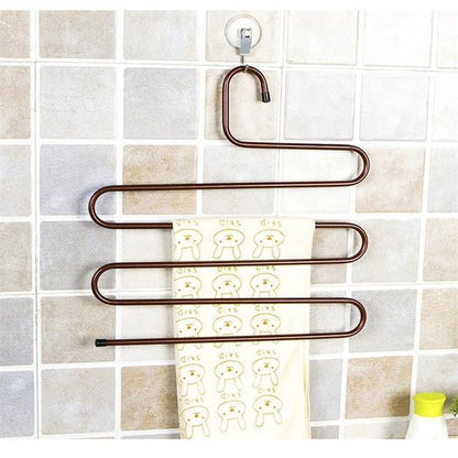 Pants Rack Stainless Steel Collapsible 5-Tier