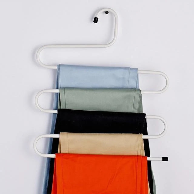 Pants Rack Stainless Steel Collapsible 5-Tier
