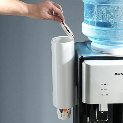 Paper Cup Dispenser Self-Adhesive One-at-a-Time With Visible Supply Window