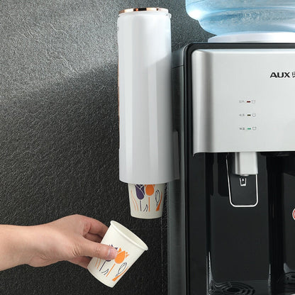 Paper Cup Dispenser Self-Adhesive One-at-a-Time With Visible Supply Window