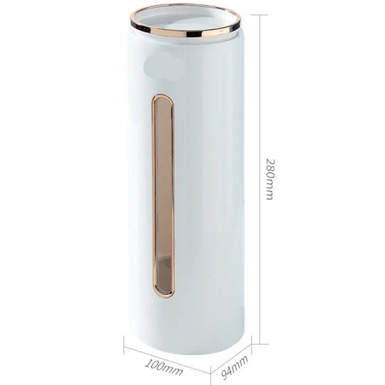 Paper Cup Dispenser Self-Adhesive One-at-a-Time With Visible Supply Window