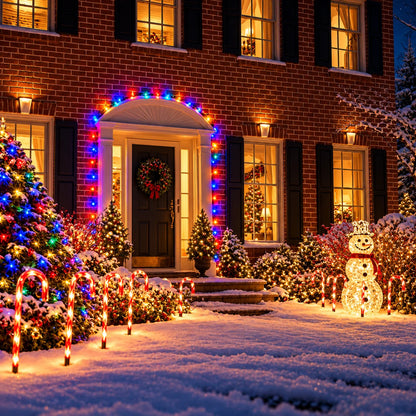 Pathway Lights Solar-Powered Dusk-to-Dawn Set of 12