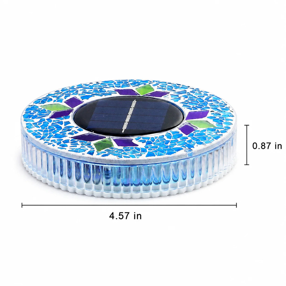 Pathway Lights Solar-Powered Mosaic LED Ground Stake