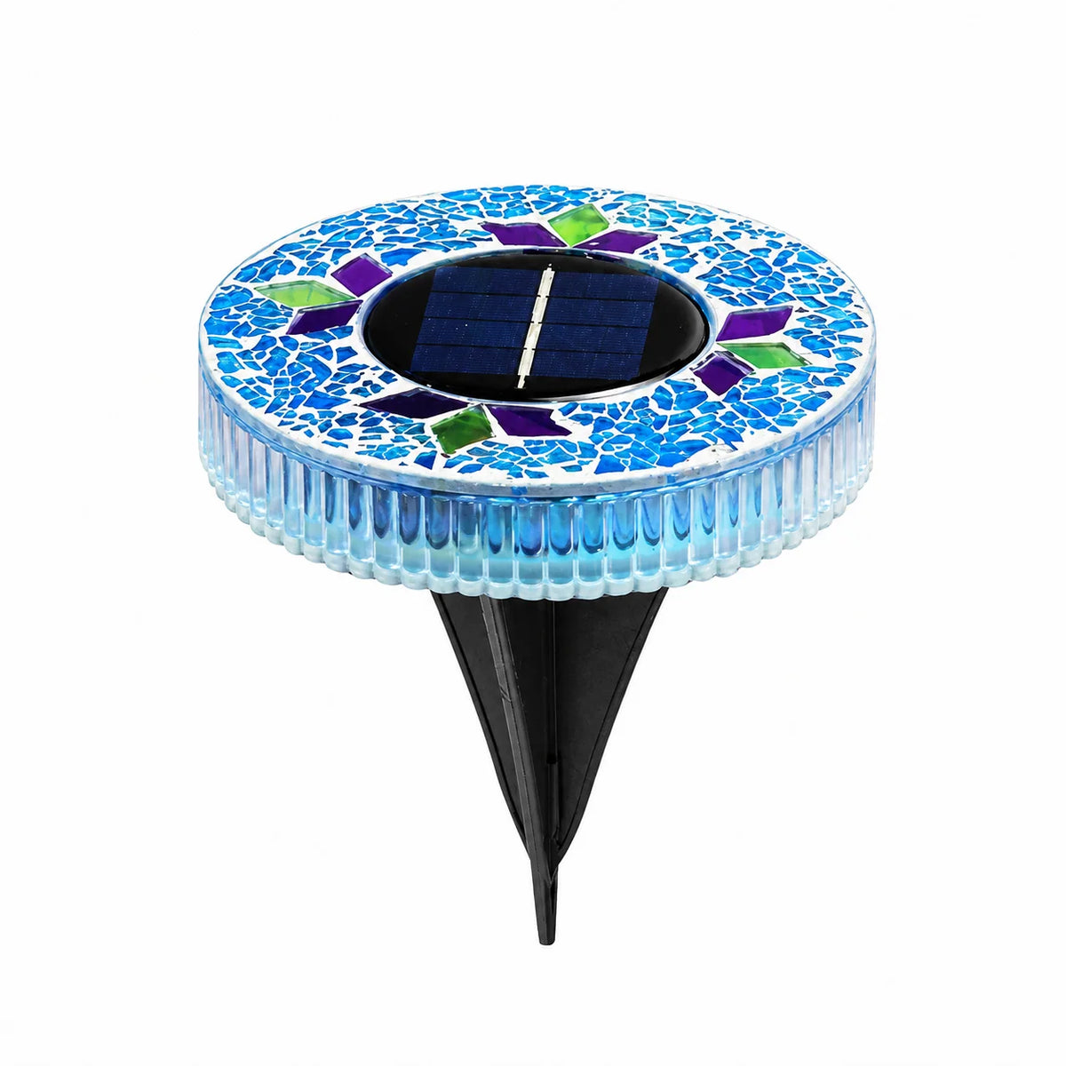 Pathway Lights Solar-Powered Mosaic LED Ground Stake