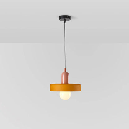 Pendant Lamp Glass Globe Height-Adjustable & 3-Color