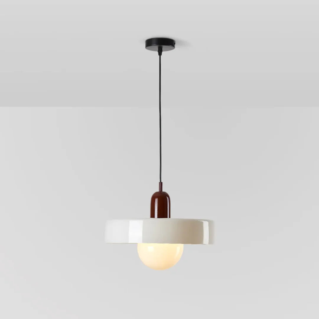 Pendant Lamp Glass Globe Height-Adjustable & 3-Color