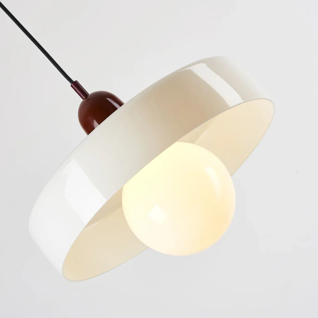 Pendant Lamp Glass Globe Height-Adjustable & 3-Color