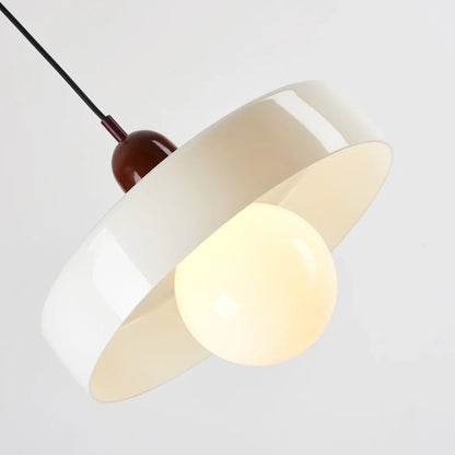 Pendant Lamp Glass Globe Height-Adjustable & 3-Color
