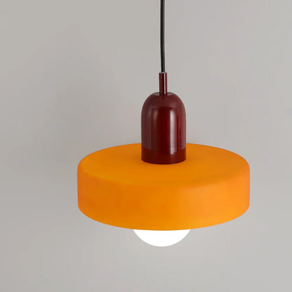 Pendant Lamp Glass Globe Height-Adjustable & 3-Color