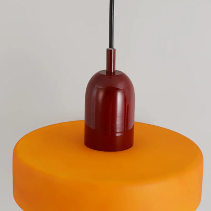 Pendant Lamp Glass Globe Height-Adjustable & 3-Color
