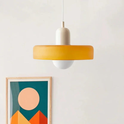Pendant Lamp Glass Globe Height-Adjustable & 3-Color