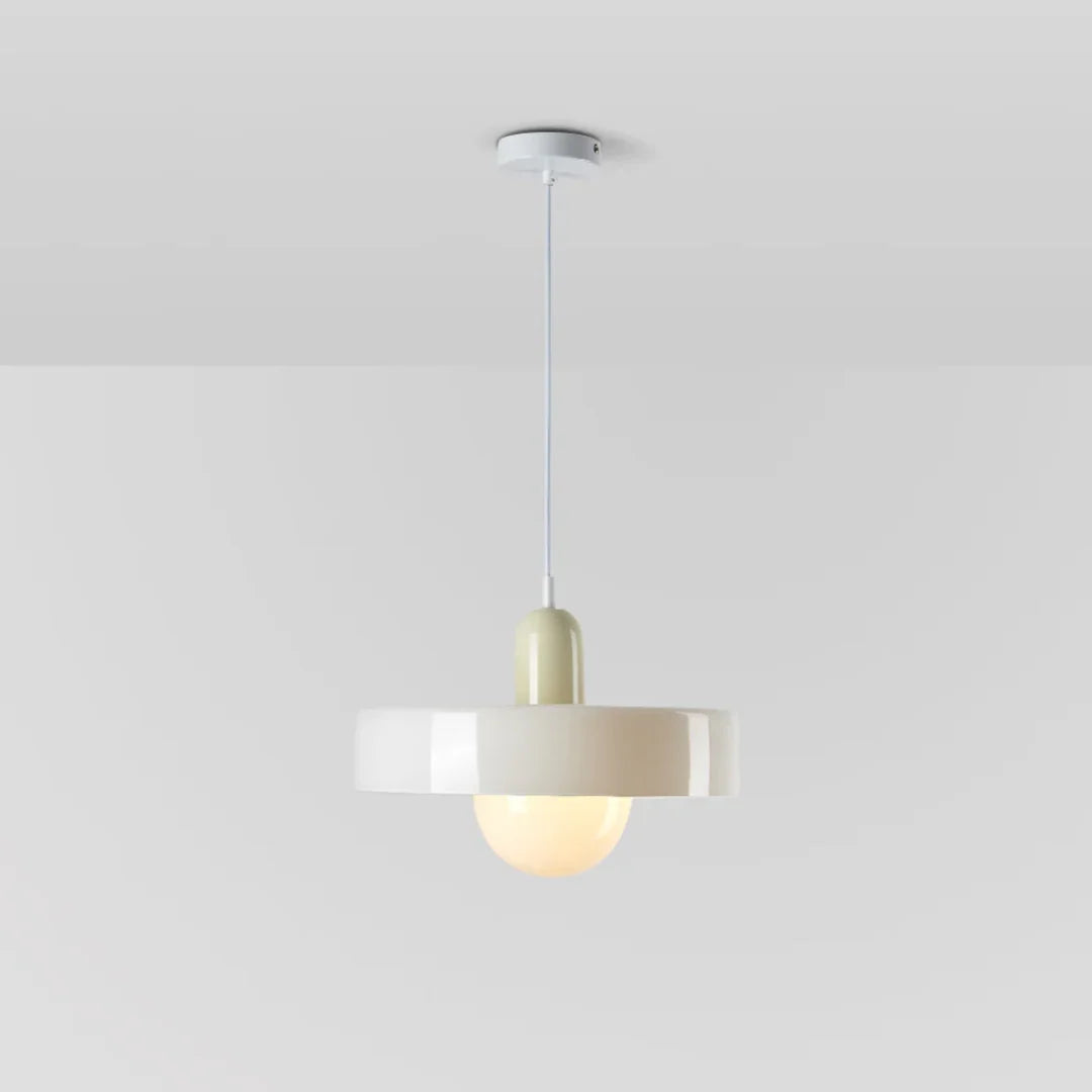 Pendant Lamp Glass Globe Height-Adjustable & 3-Color