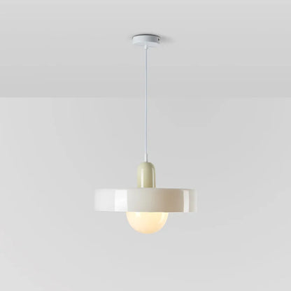 Pendant Lamp Glass Globe Height-Adjustable & 3-Color