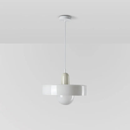 Pendant Lamp Glass Globe Height-Adjustable & 3-Color
