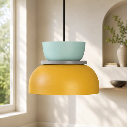 Pendant Light Color-Blocked Adjustable Cord