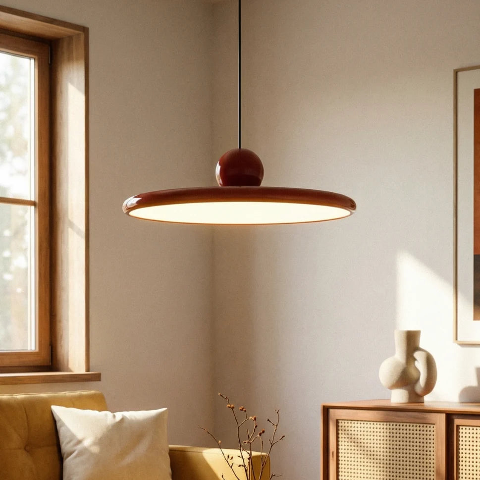 Pendant Light Hovering Orb High Gloss Lacquer