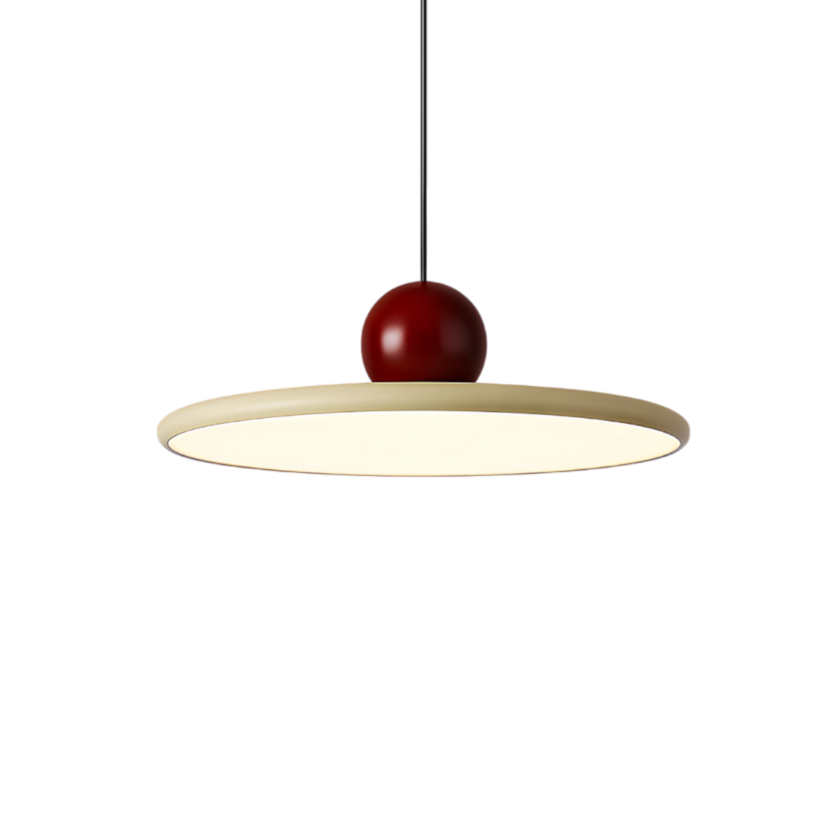 Pendant Light Hovering Orb High Gloss Lacquer