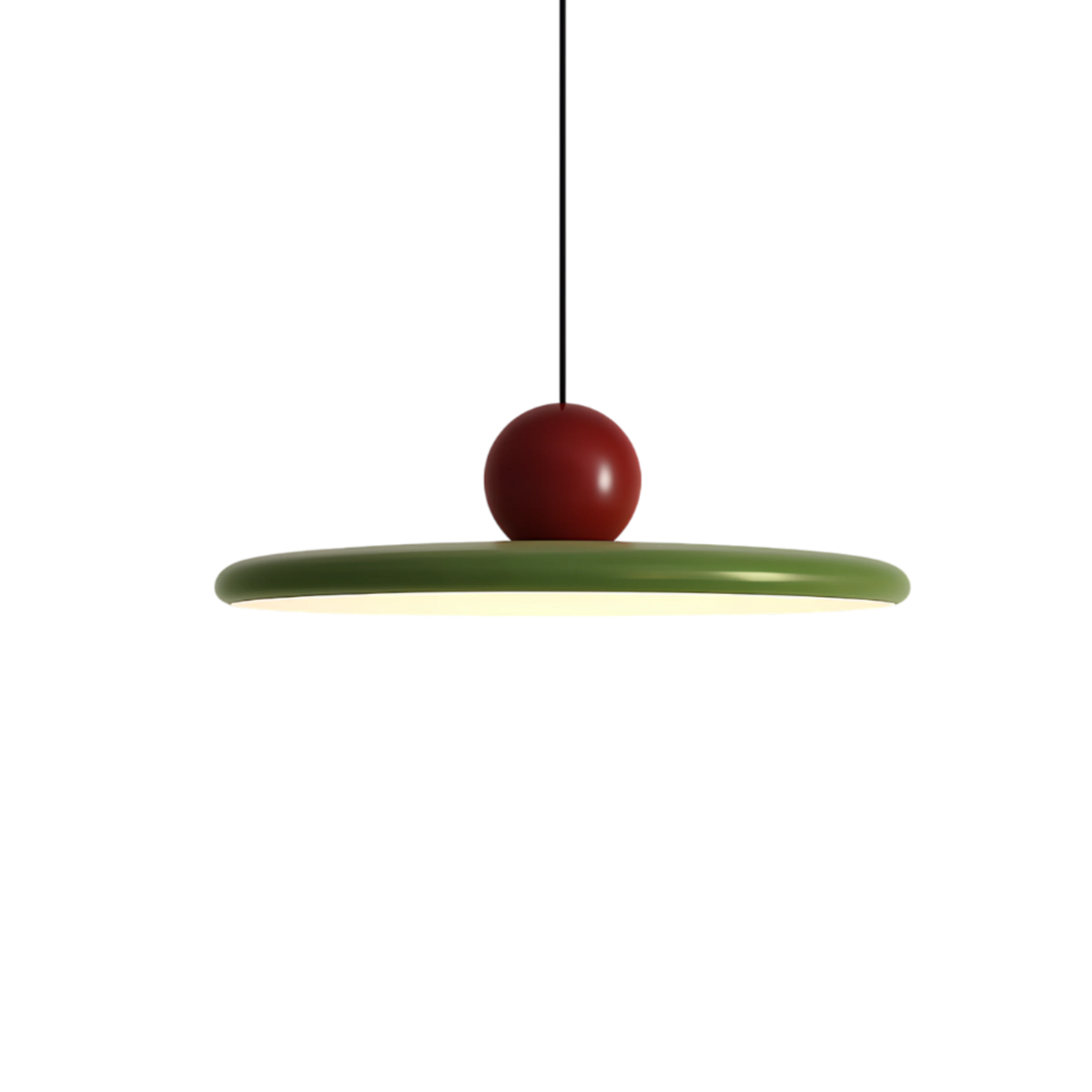 Pendant Light Hovering Orb High Gloss Lacquer