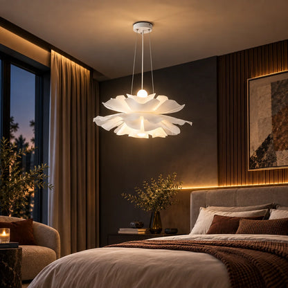 Pendant Light Layered Acrylic Petal Shade & Easy Clean