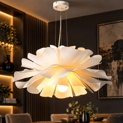 Pendant Light Layered Acrylic Petal Shade & Easy Clean
