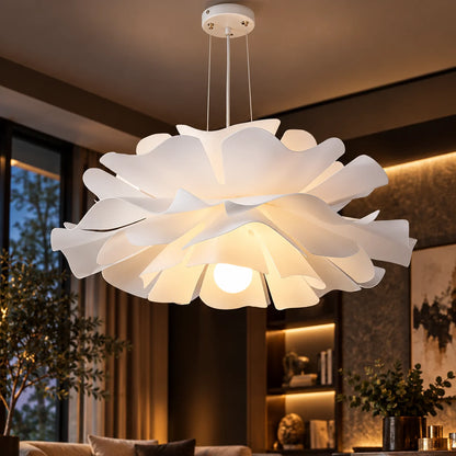 Pendant Light Layered Acrylic Petal Shade & Easy Clean