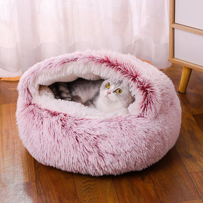 Pet Bed Plush Interior High-Density Foam Support
